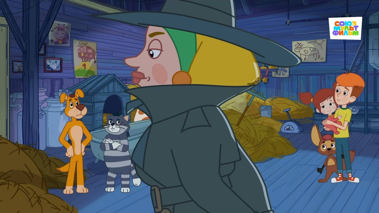 Новое Простоквашино – 100 серия — Дело о пропавшей лопате — Союзмультфильм HD