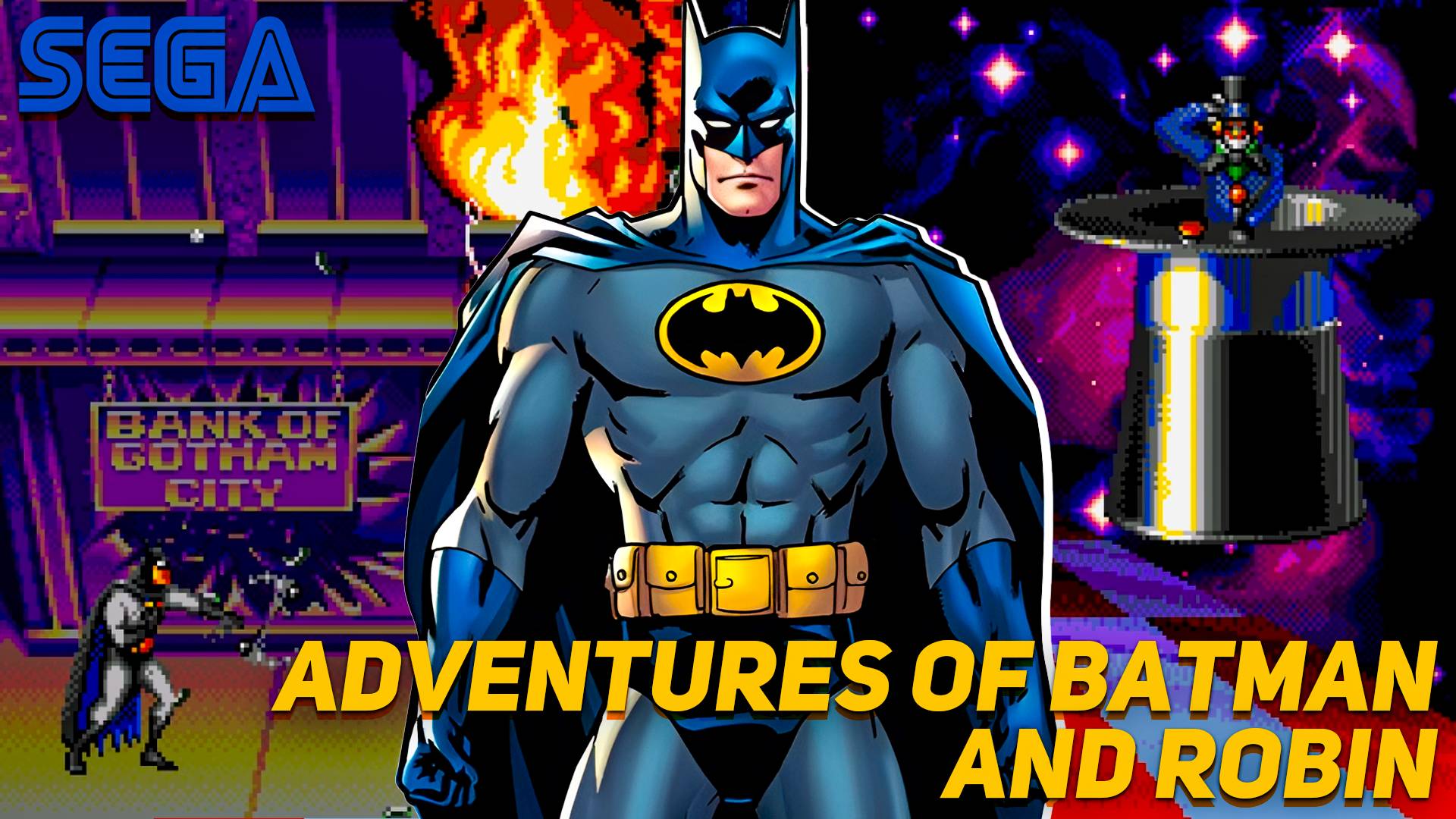 The Adventures of Batman and Robin Sega Прохождение сложной игры за Бэтмена