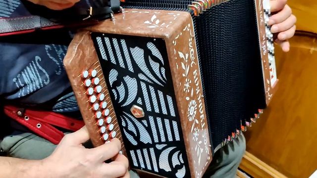 Урок   разбор на гармони Сербиянка  3 аккорда 300 песен в медленном темпе от мастера гармонь после р