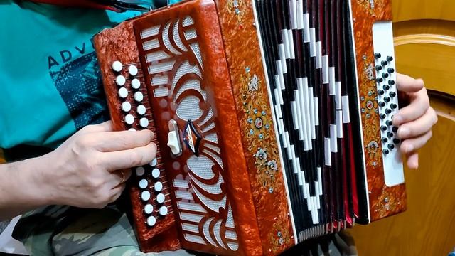 Как быстро научиться играть на гармони 8 урок 3 аккорда 300 песен урок от мастера Деревня моя разбор