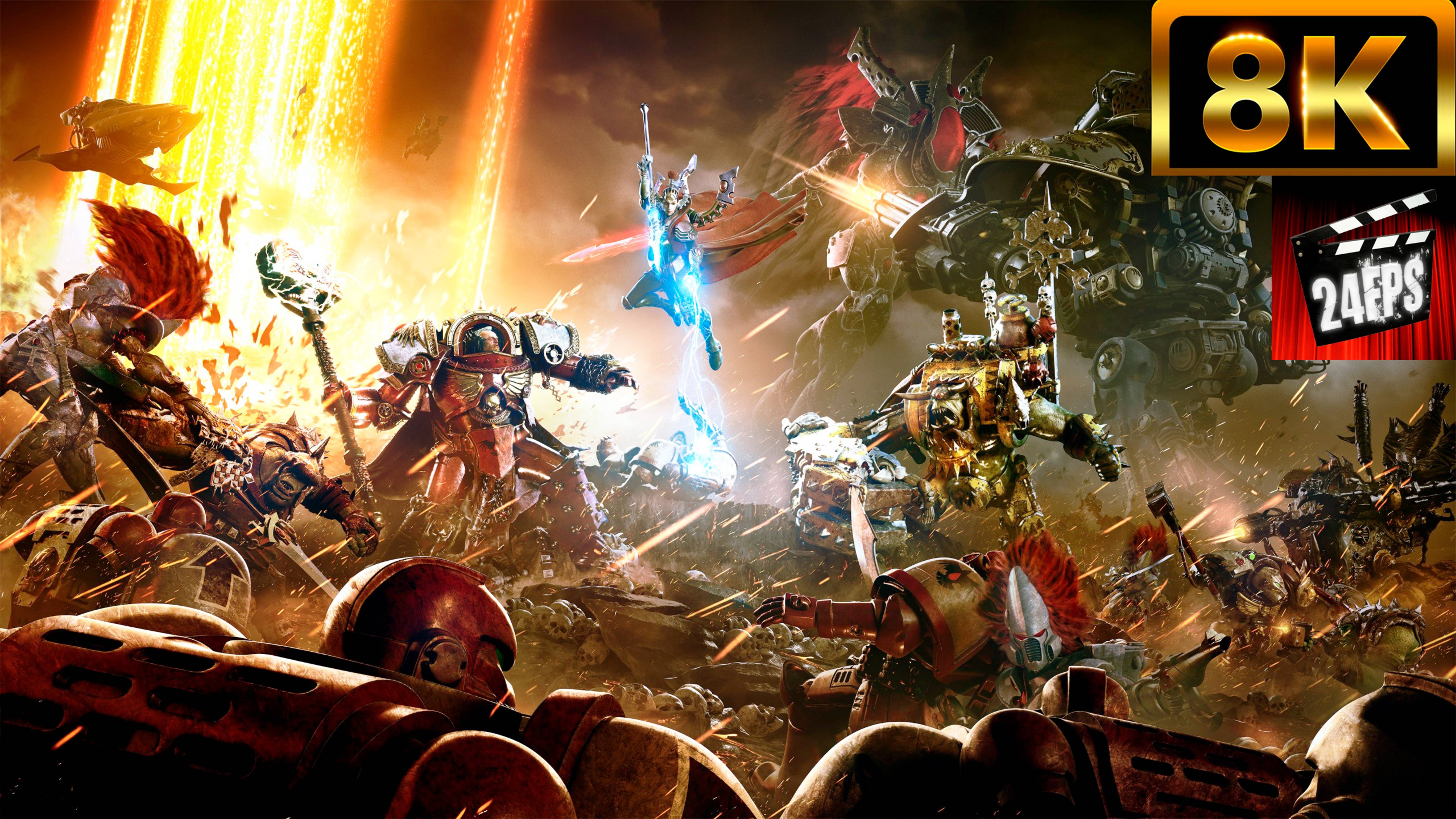 Warhammer 40,000: Dawn of War III - All CGI Cinematics ( "Special" 8K)