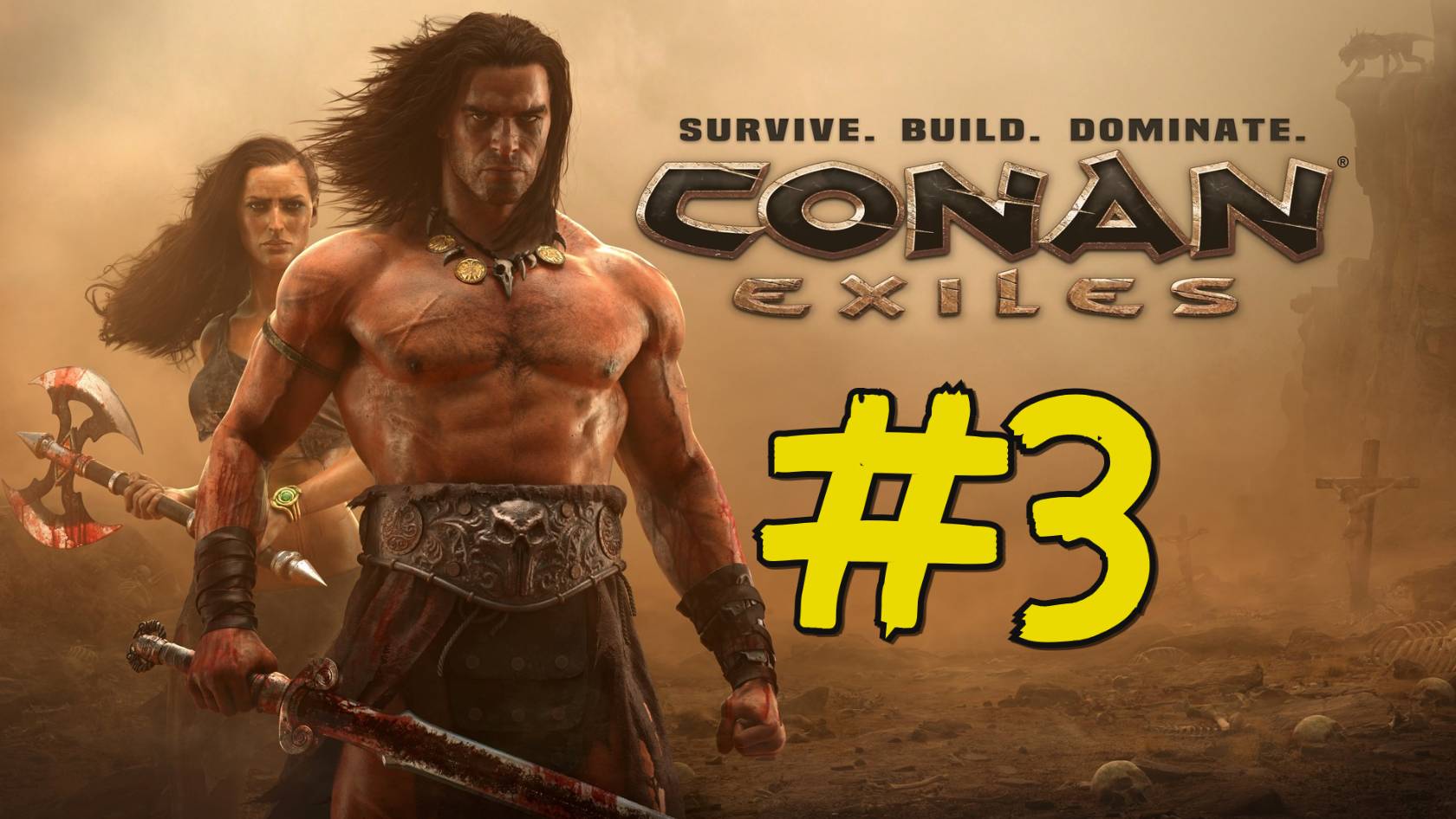 Conan Exiles Прохождение(2024) ч3 Идём за Железом