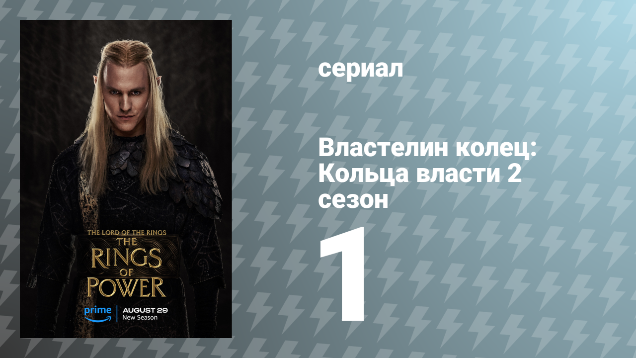 Властелин колец: Кольца власти 2 сезон 1 серия «Владыки эльфов под небесным сводом» (сериал, 2024)