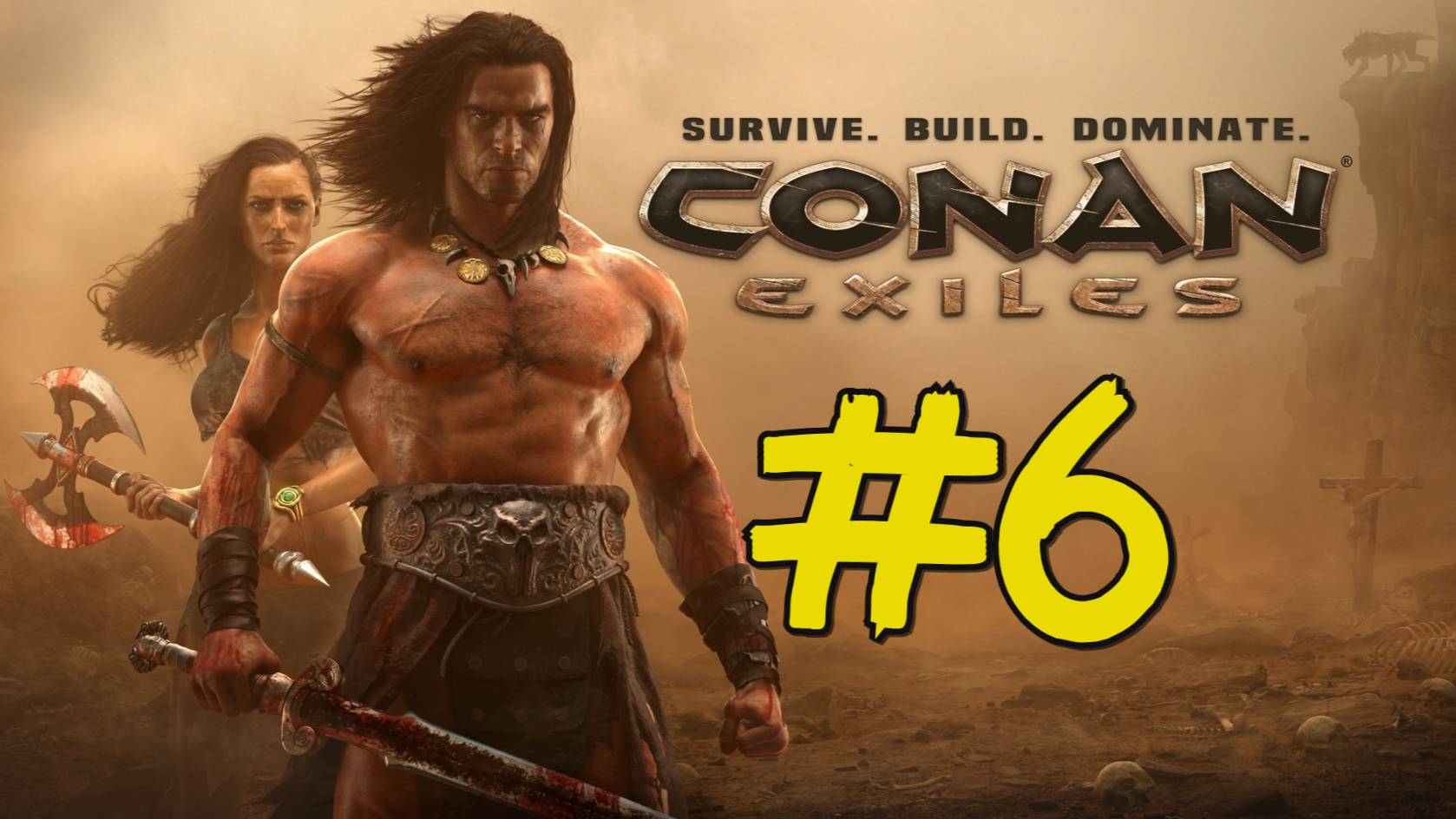 Conan Exiles Прохождение(2024) ч6 Геннадий и Обама