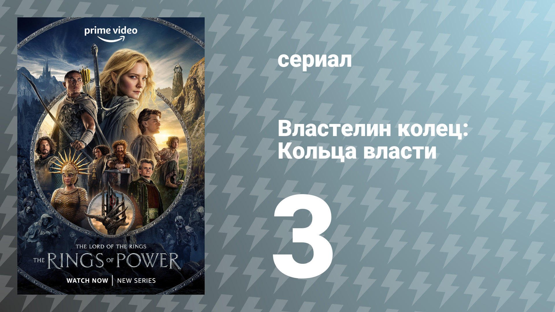 Властелин колец: Кольца власти 1 сезон 3 серия «Адар» (сериал, 2022)