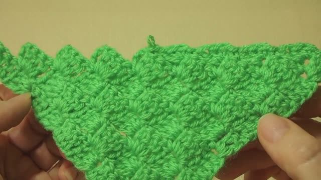 Вязание по диагонали из угла в угол или с2с вязание *C2C hook * Урок 91