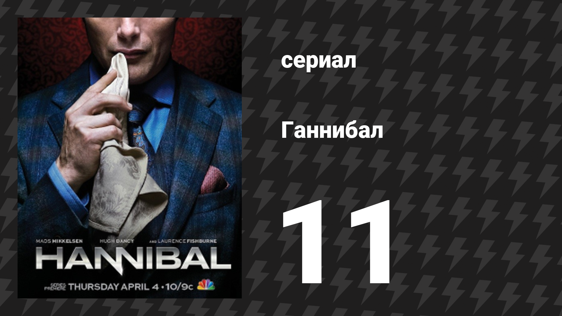 Ганнибал 1 сезон 11 серия «Жаркое» (сериал, 2013)