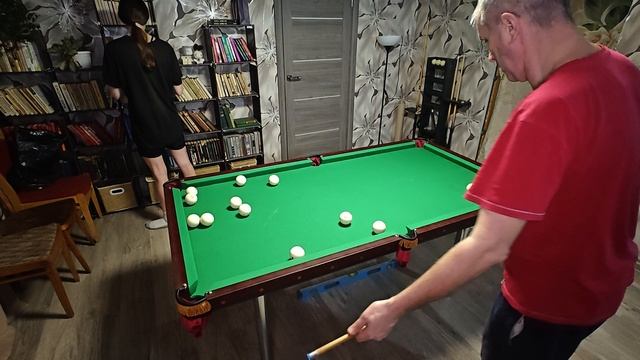 Третья..Утешительная партия..Пятничный турнир..Стол 6 футов.