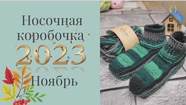 ✨Носочная коробочка 2023 ✨Следочки ноября ✨