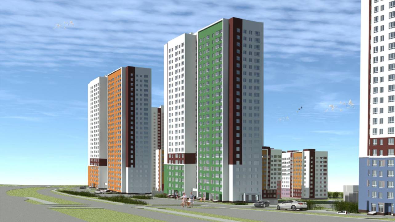 ЖК "Новая Кузнечиха" - Северо-Запад. Дома №9, 13 и 14 || Советский р-он || Март 2025