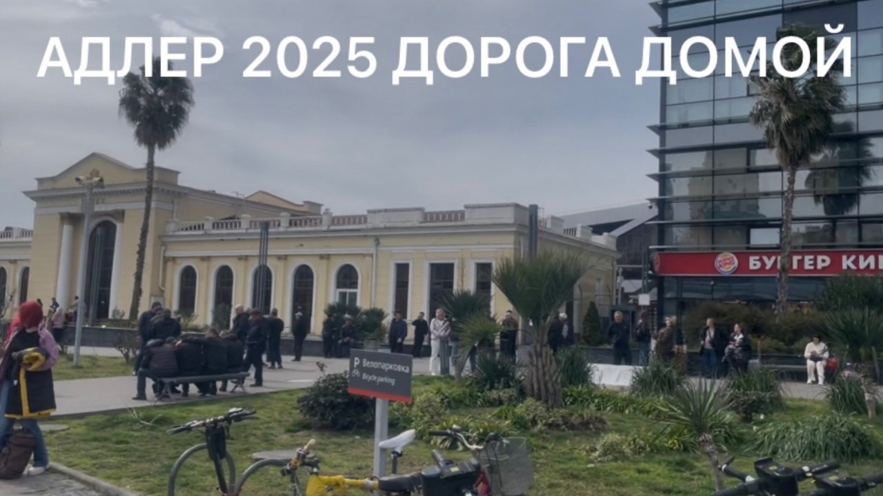 Адлер 2025 Живописная дорога вдоль моря! Едем домой! Что случилось?