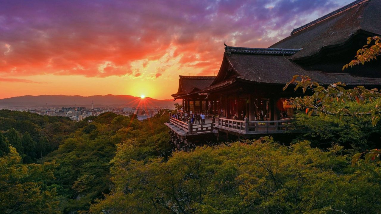 Киото. Киёмидзу-дэра (Kyoto/ Kyomizu-dera walking tour)