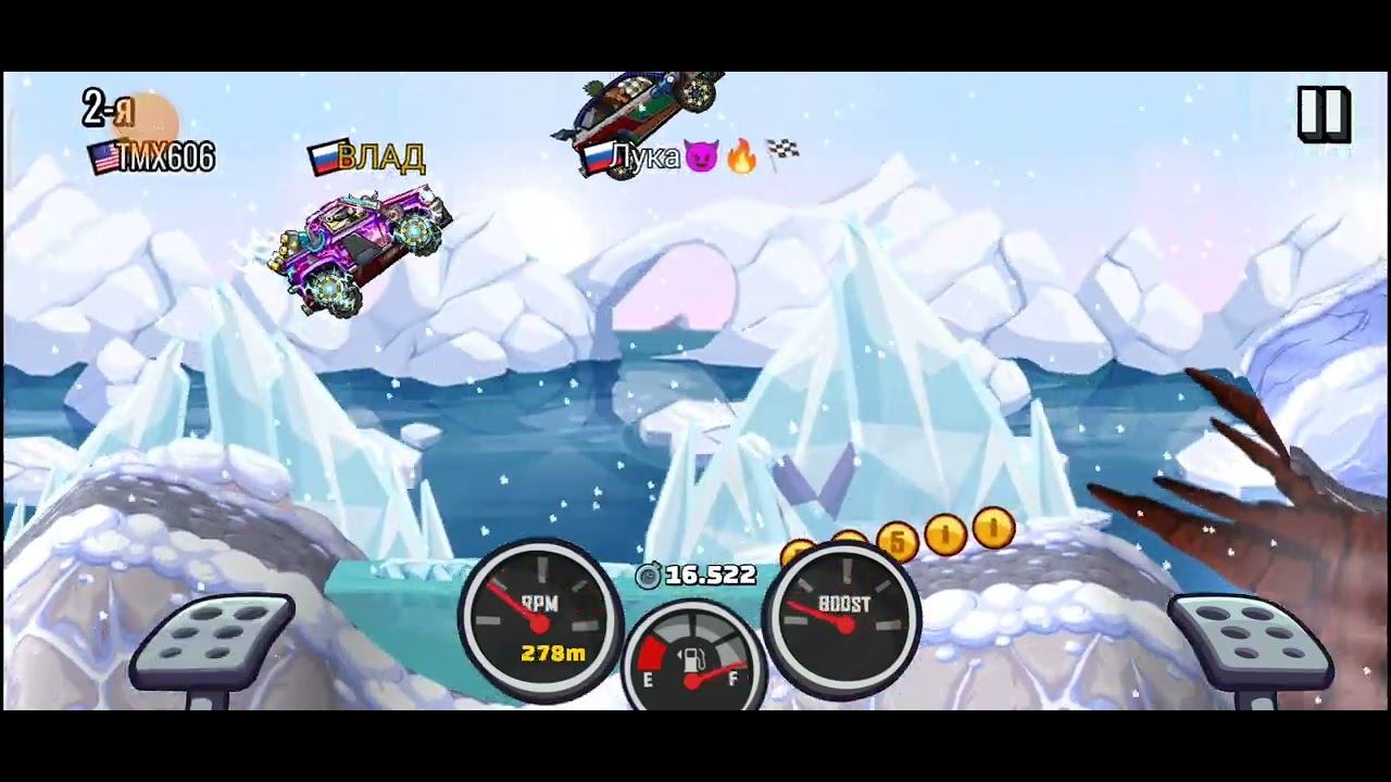 Hill Climb Racing 2 - Кубок Ледника. КК-ЭМ