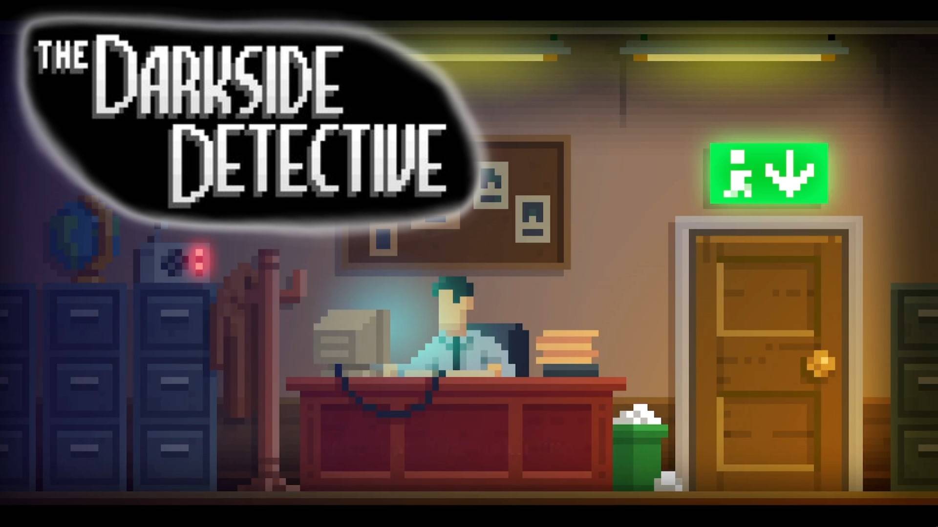 The Darkside Detective, прохождение, ч.1 (запись стрима ВК Видео Лайв)
