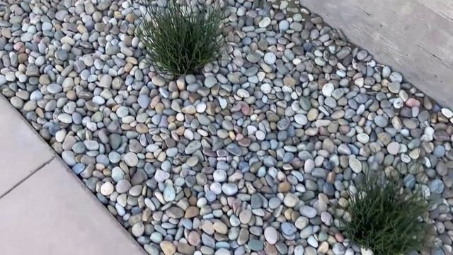 Дорожки и клумбы с применением гальки