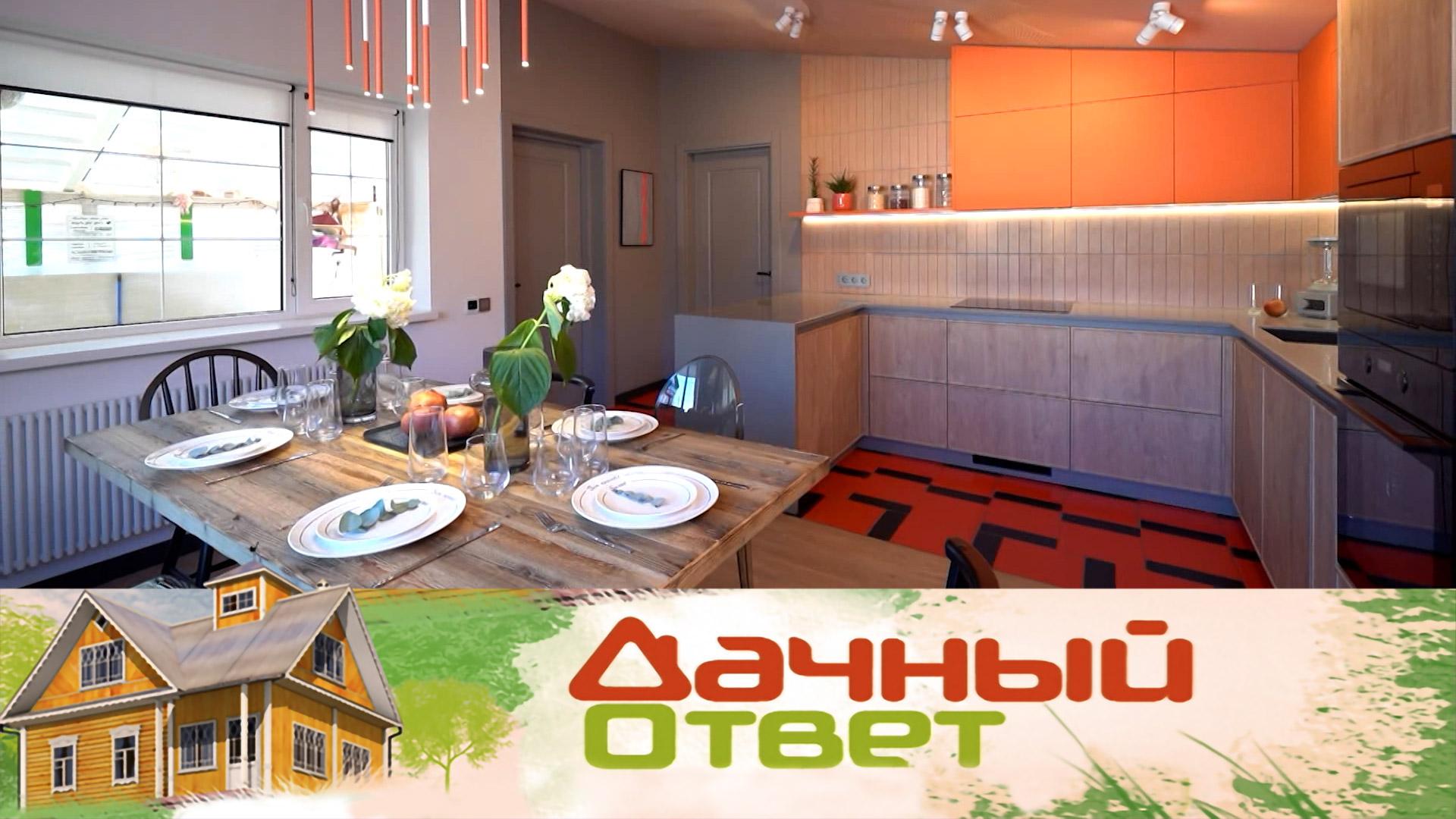 Эффектная кухня с закатом на потолке | «Дачный ответ»