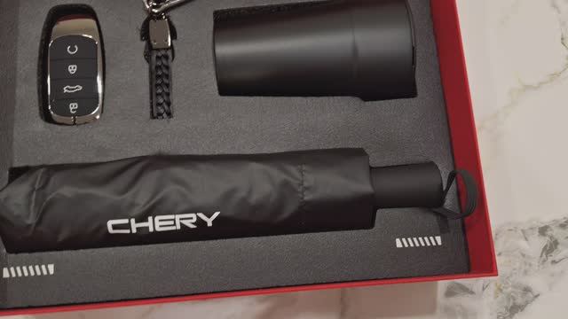 Подарки от автосалона. Купили Черри Тигго 7про Макс. Мелочь,но все вещи нужные.