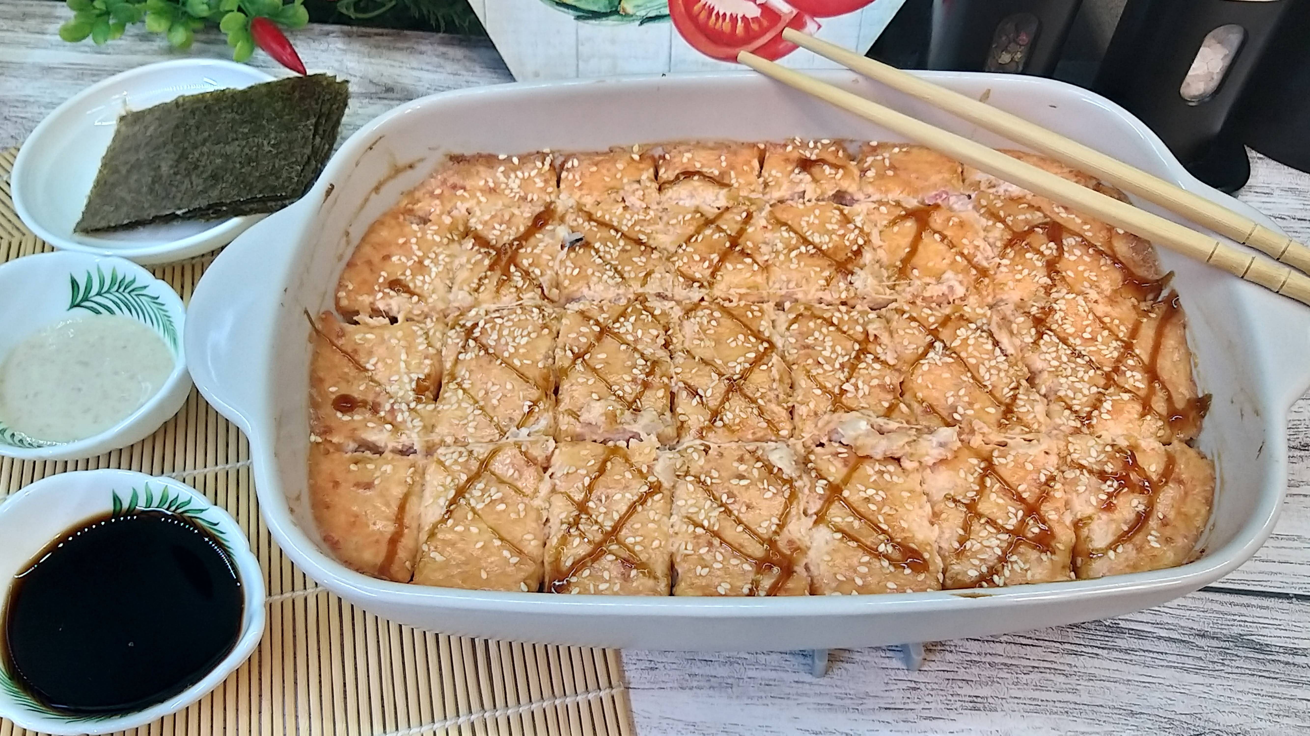 Ленивые Запеченные Роллы Sushi Bake Суши Запеканка за 20 минут как в ресторане