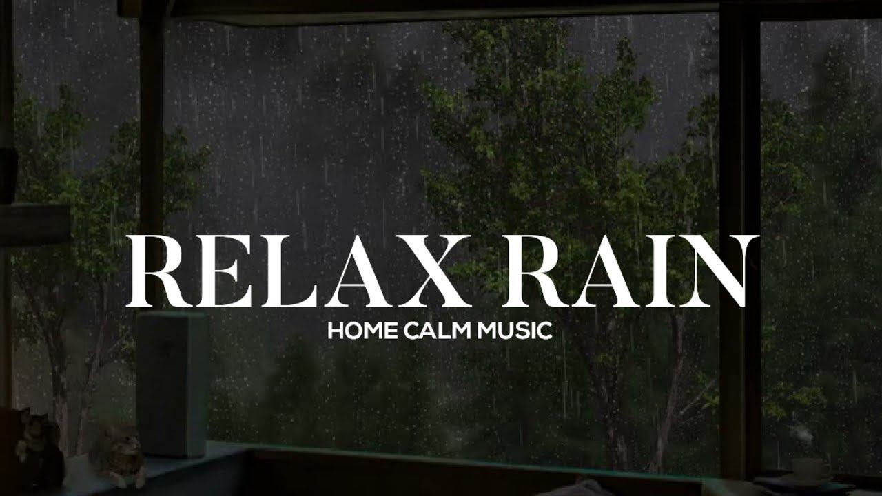 ️Дождь релакс, звуки дождя для сна, спокойный сон, расслабляющий шум, relax rain ️