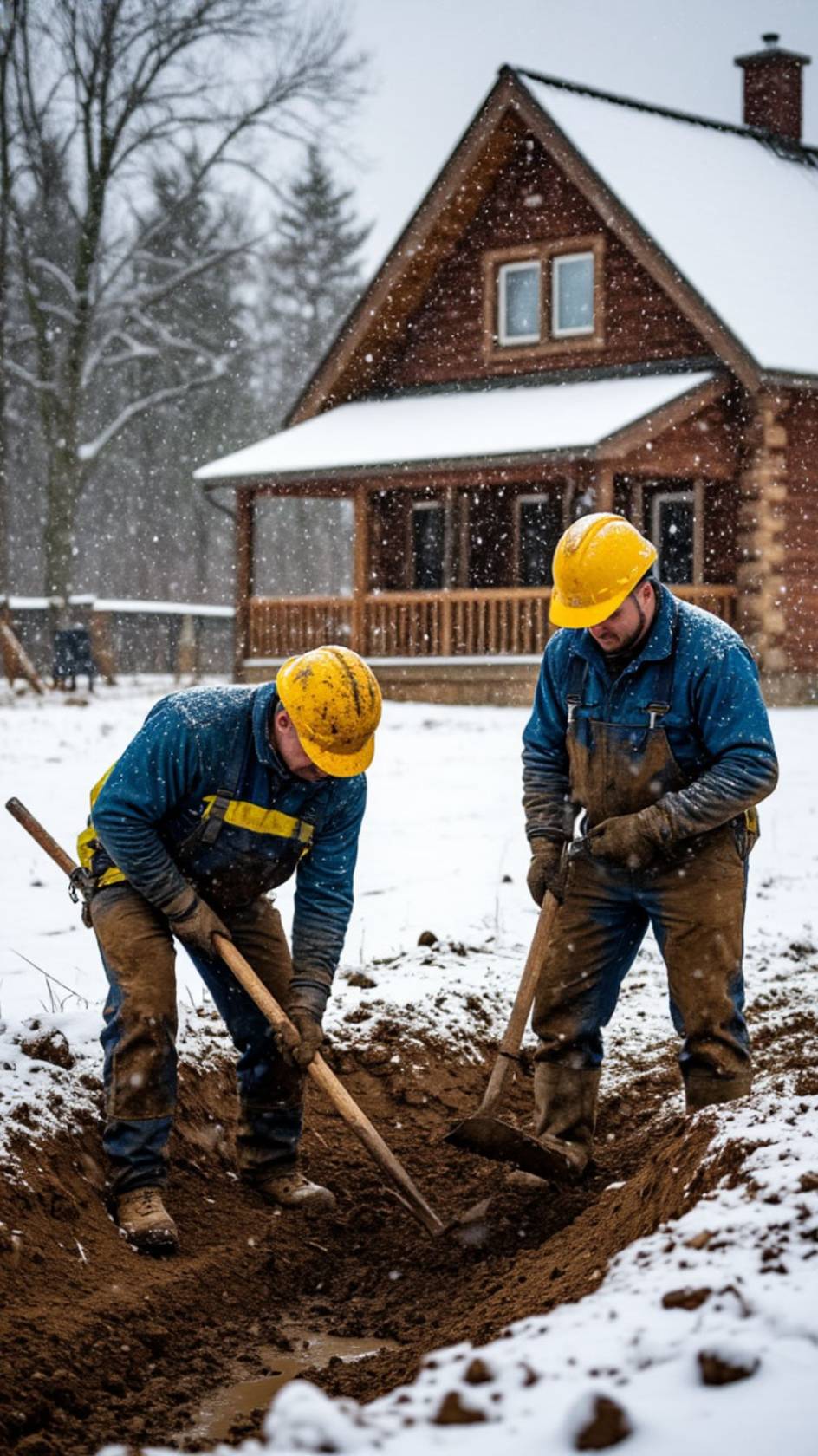 Обустройство скважины идёт, каждый день напролёт
