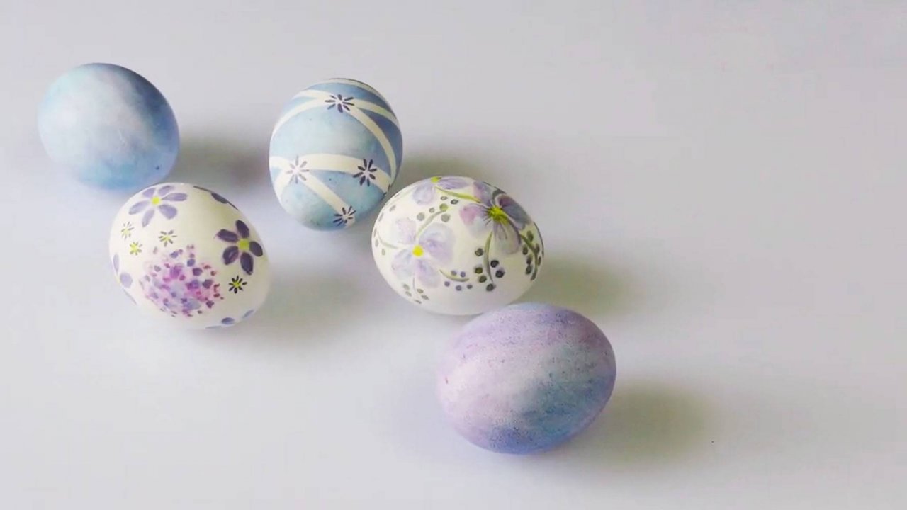 ЭТО ПРОСТО! Украсить пасхальные яйца