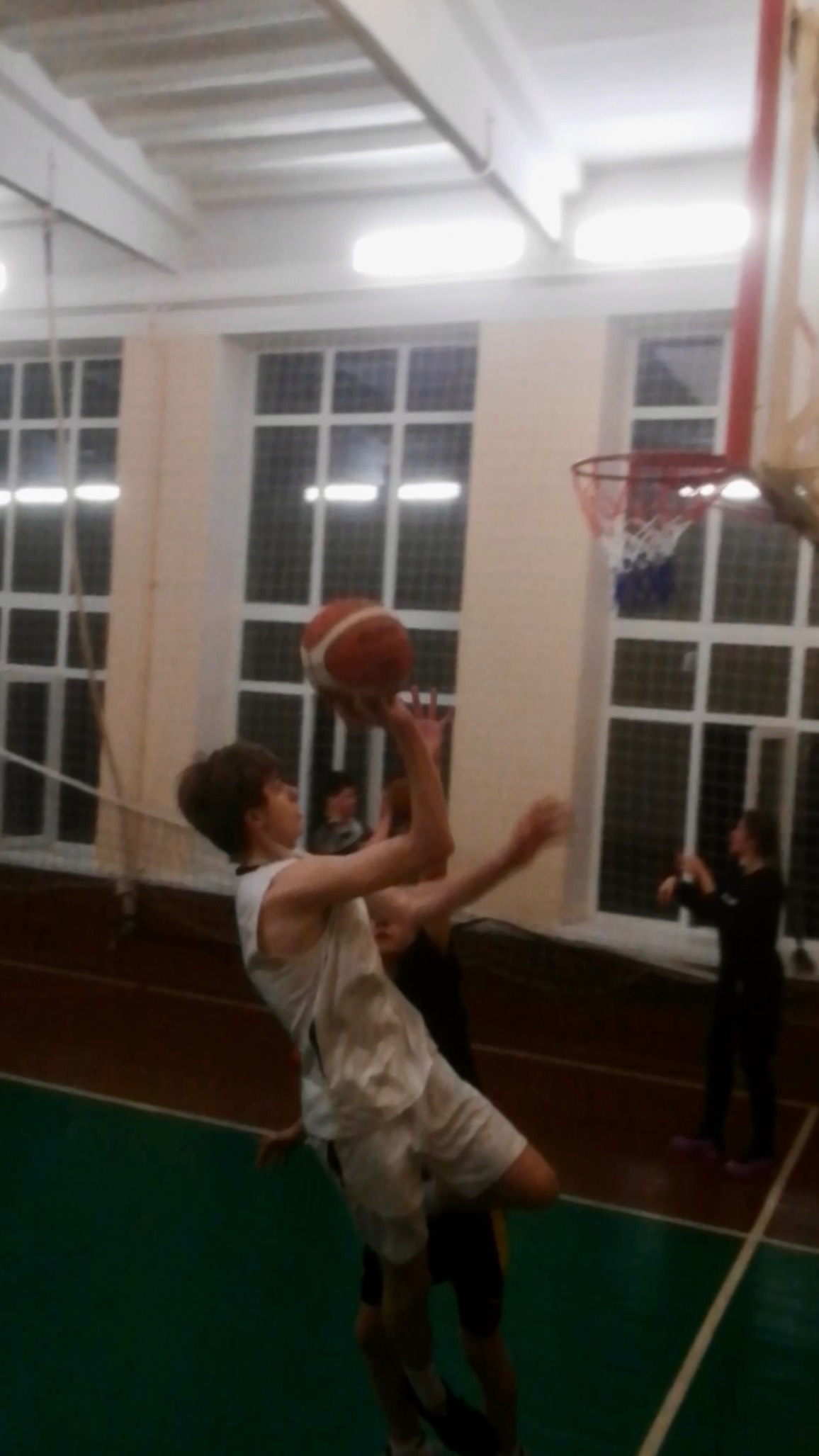 Баскетбольная тренировка секции в ДП Удельная