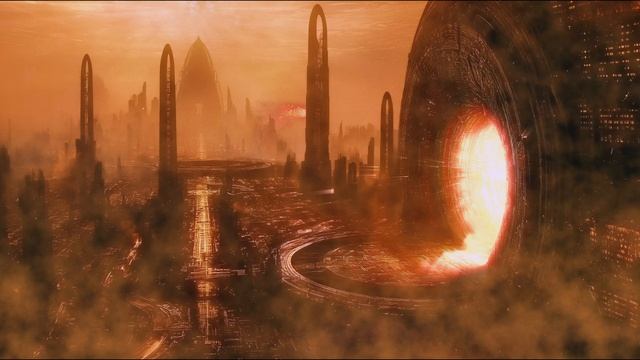 Amber Sky - Sci Fi Ambient, Ultra Focus Space Music for Work & Study, Cinematic Ambient 4K