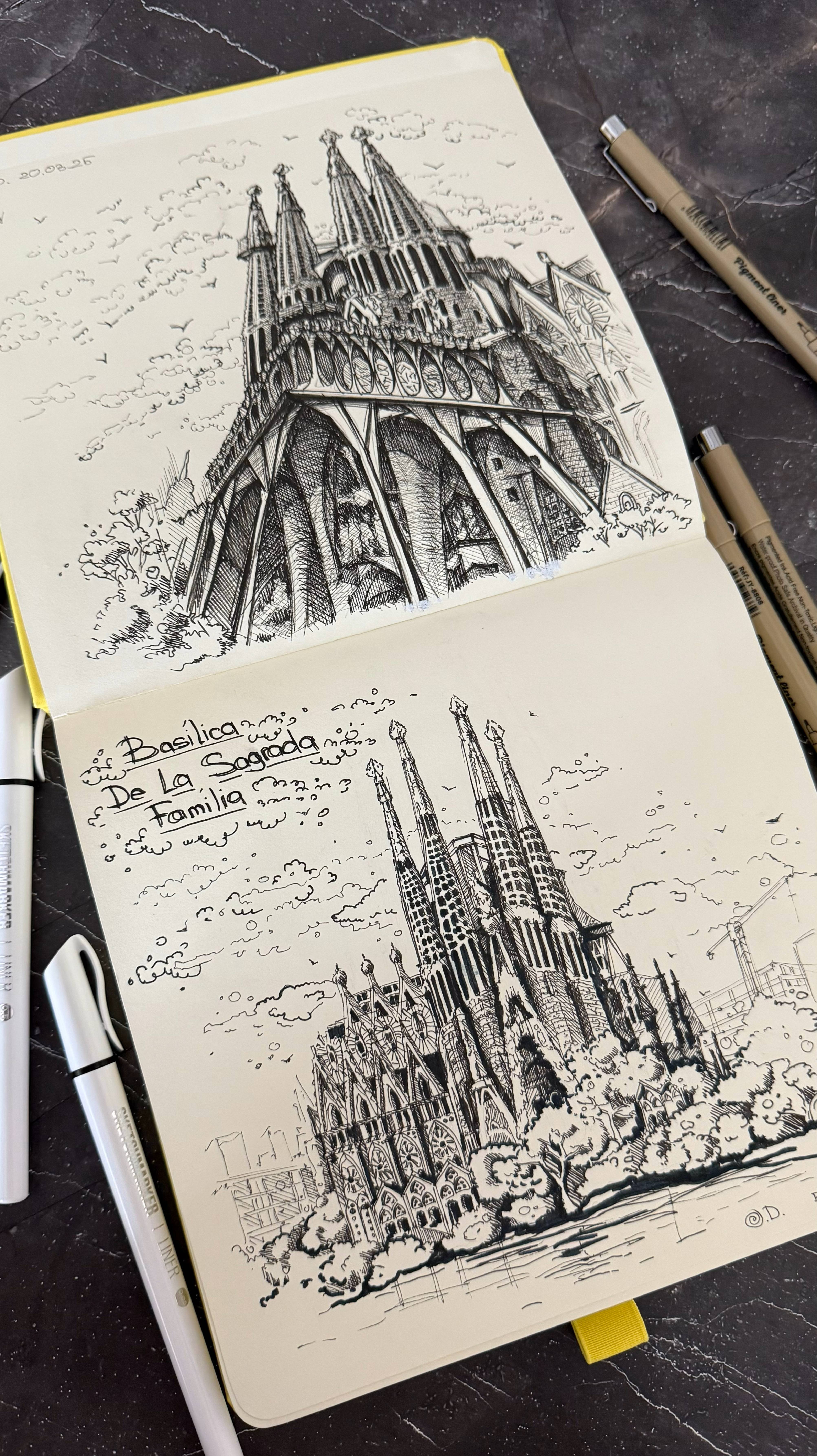 СКЕТЧИНГ \ Basilica De La Sagrada Familia
