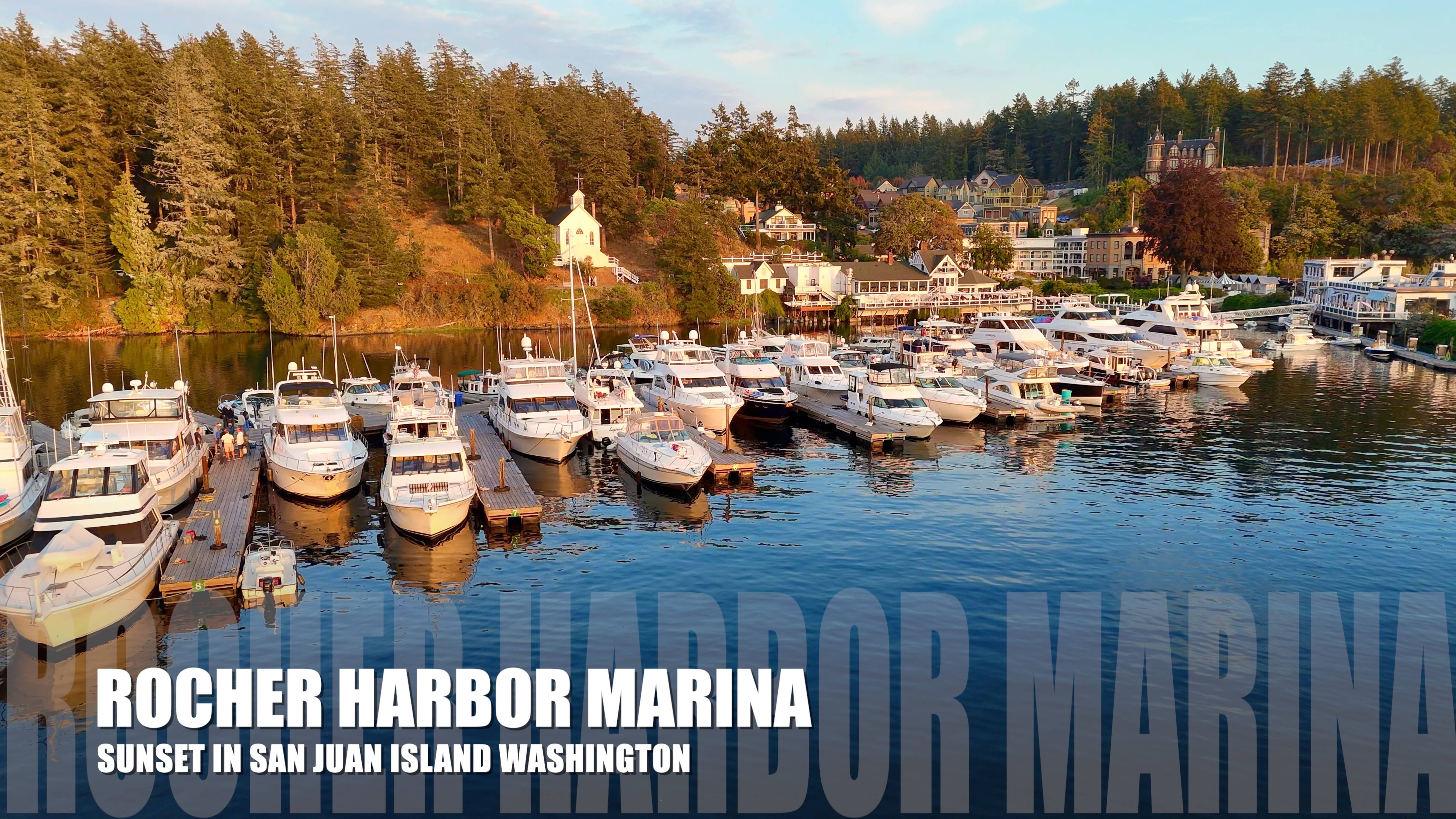 🌅 Летний вечер в Рош-Харборе — тишина и красота Сан-Хуанских островов