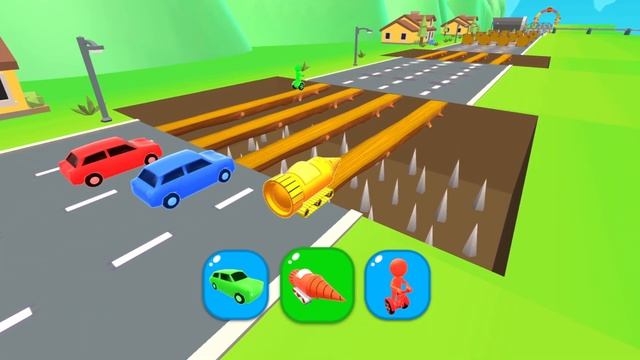Веселая гонка! Меняем транспорт в гонке 🏃♂️🚗🚲🚦Прохождение игры на Android, iOS