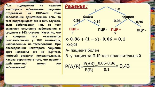 Теория вероятностей в заданиях ЕГЭ по математике.