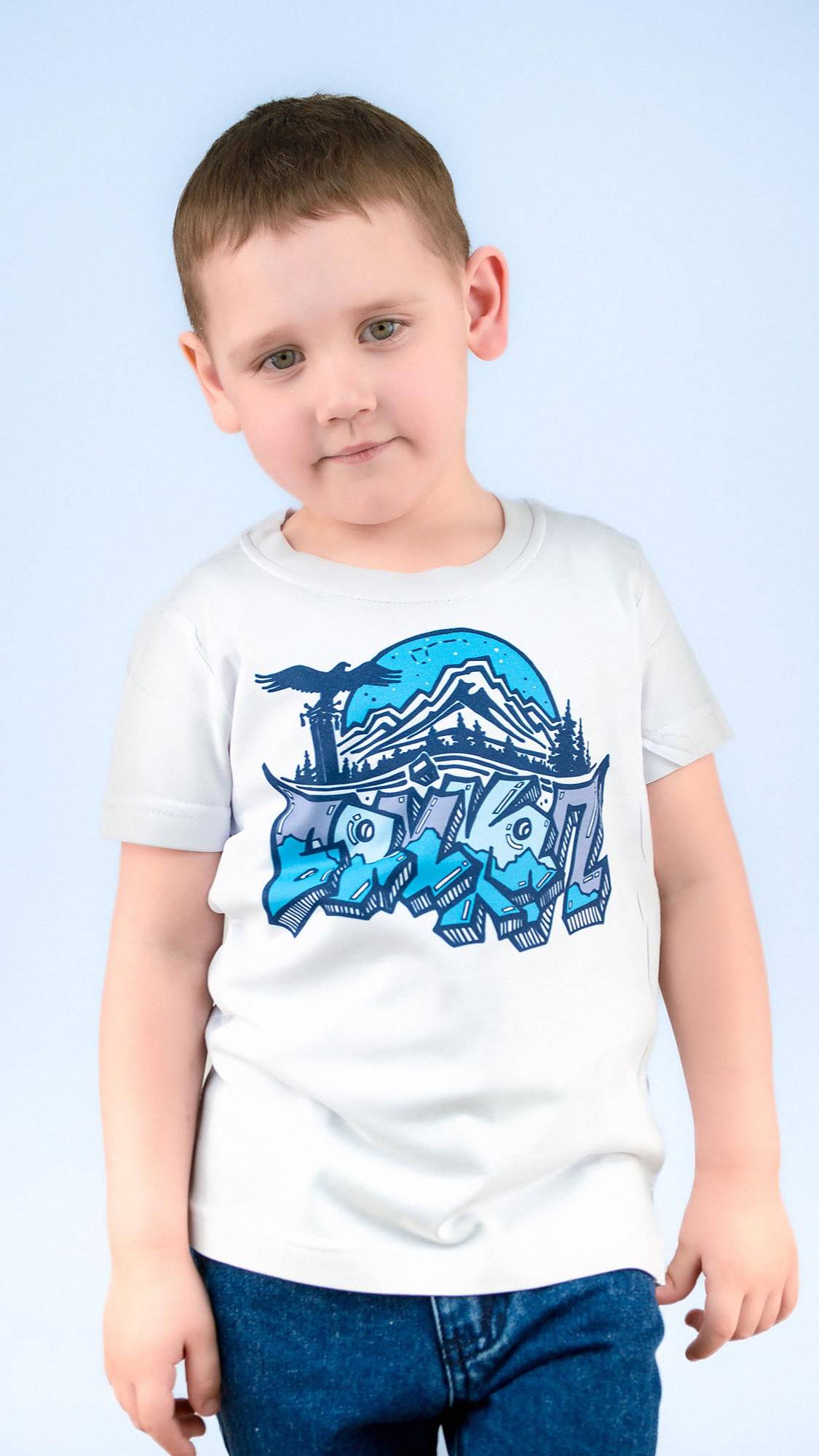 Футболка детская односторонняя БАЙКАЛ