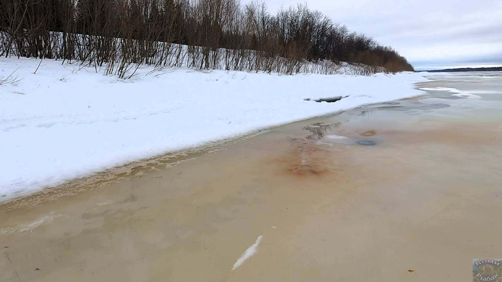 Весенняя рыбалка на Печоре. Затишье перед бурей. Бывает и так. 28.03.25