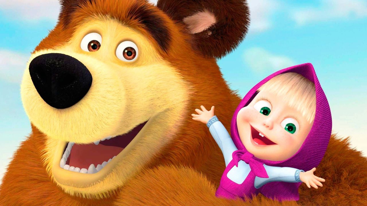 Машины сказки Волк и семеро козлят - Сказка для малышей Маша и Медведь