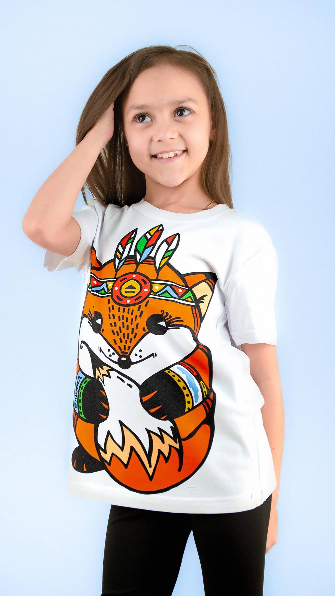 Футболка детская односторонняя ЛИСЯ