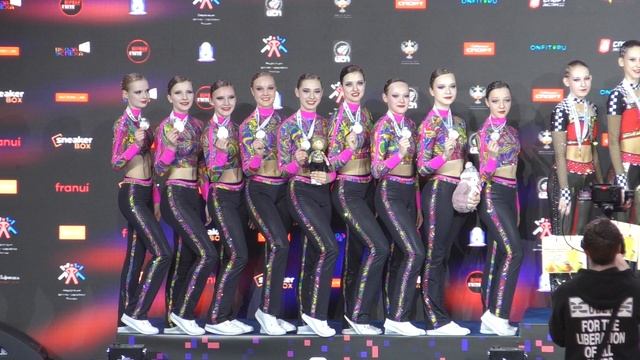 Награждение группы Торнадо г. Челябинск за II место. Аэробика 14-16 лет. 05.04.25