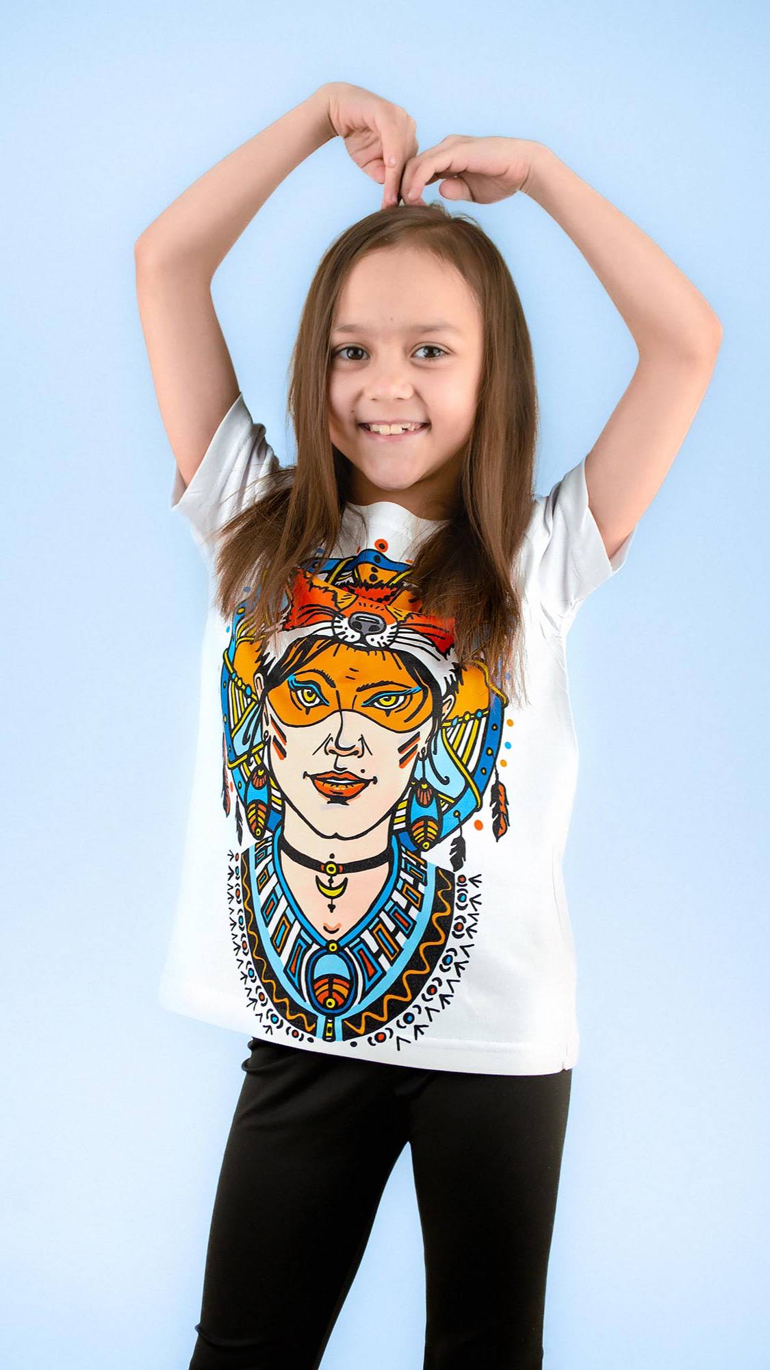 Футболка детская односторонняя ЛЕДИ ЛИСА