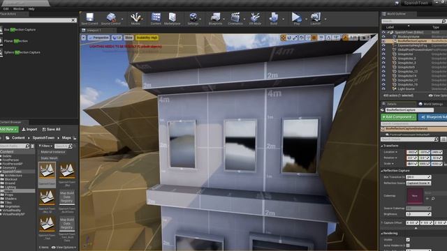 07 - Unreal 4 Only - Reflection Probes