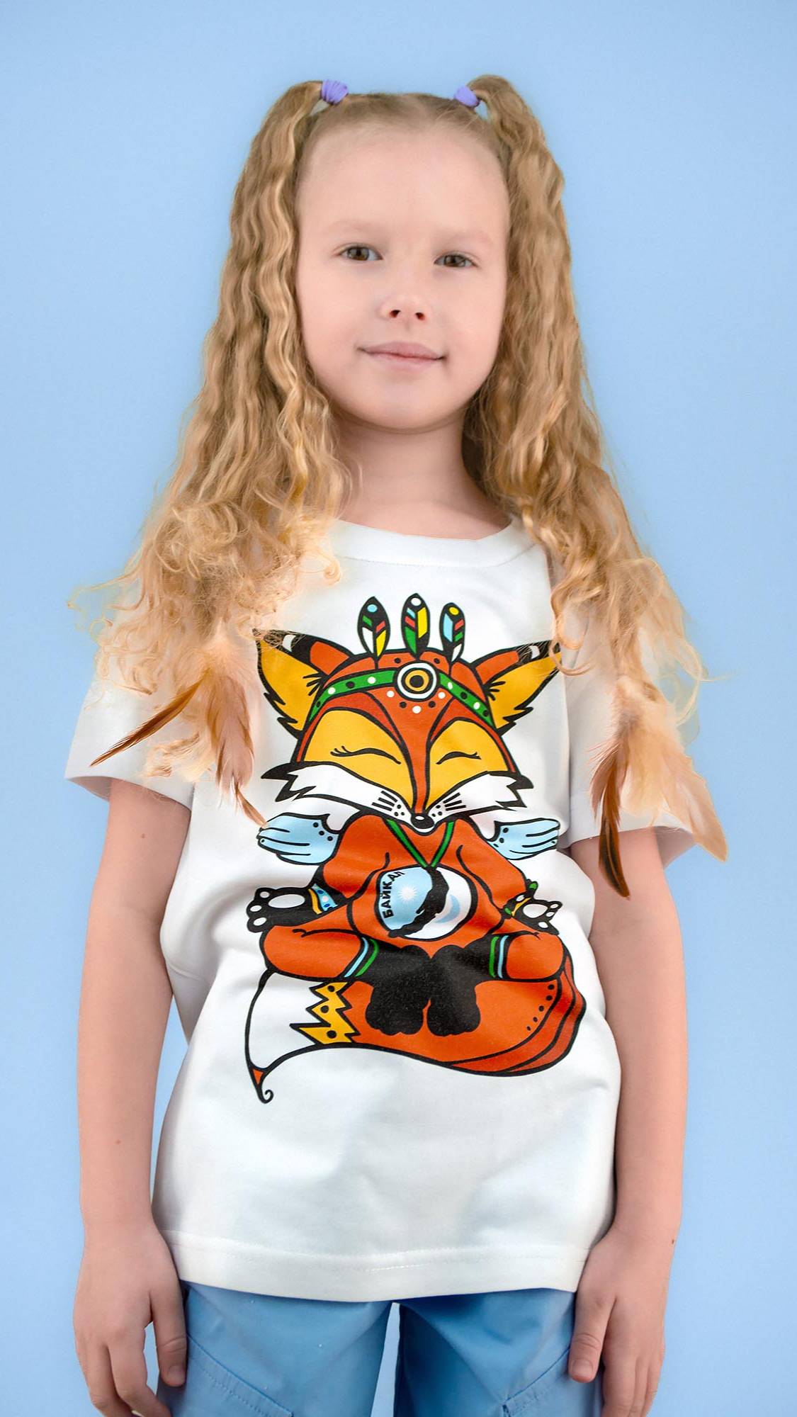 Футболка детская двусторонняя ЛИСА ДЗЕН