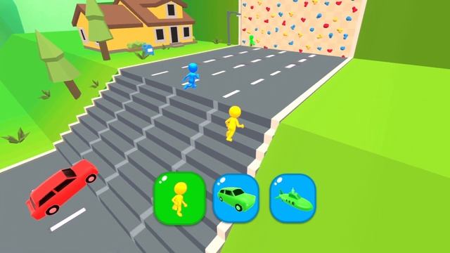Большая гонка 🏃♂️🚗🚲🚦Прохождение всех уровней игры на Android, iOS!