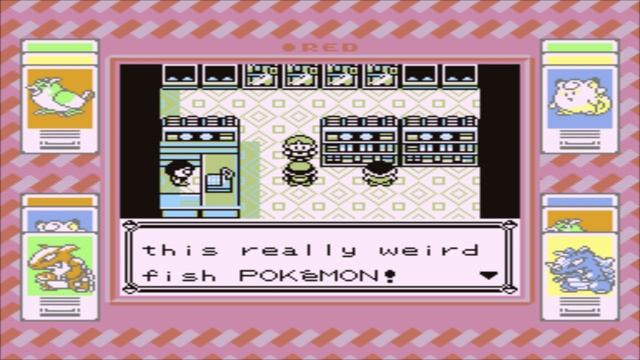 Pokémon Red-Facing Brock