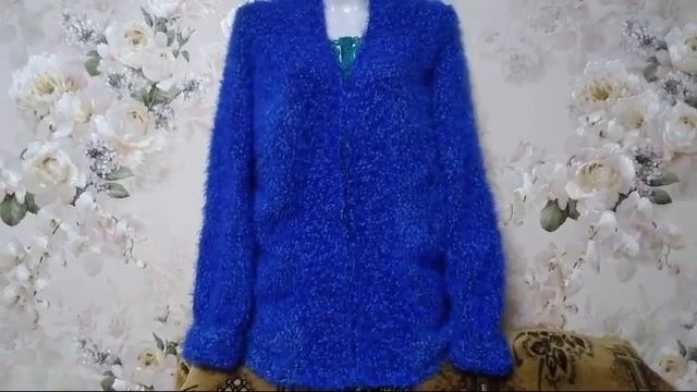 26-09-2024. Видео обзор на кардиган связанный в январе 🧶