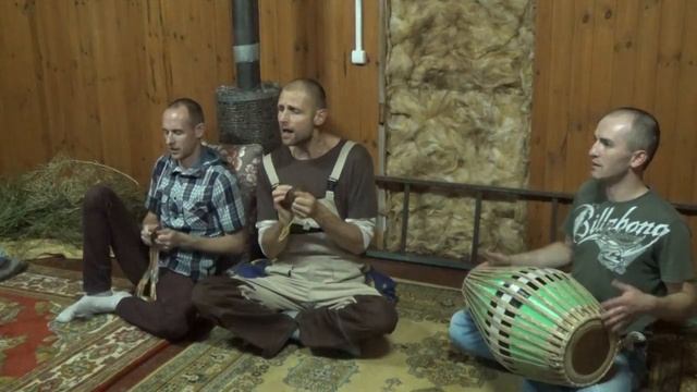 Киртан на даче у Виктора Большакова 2016 г.