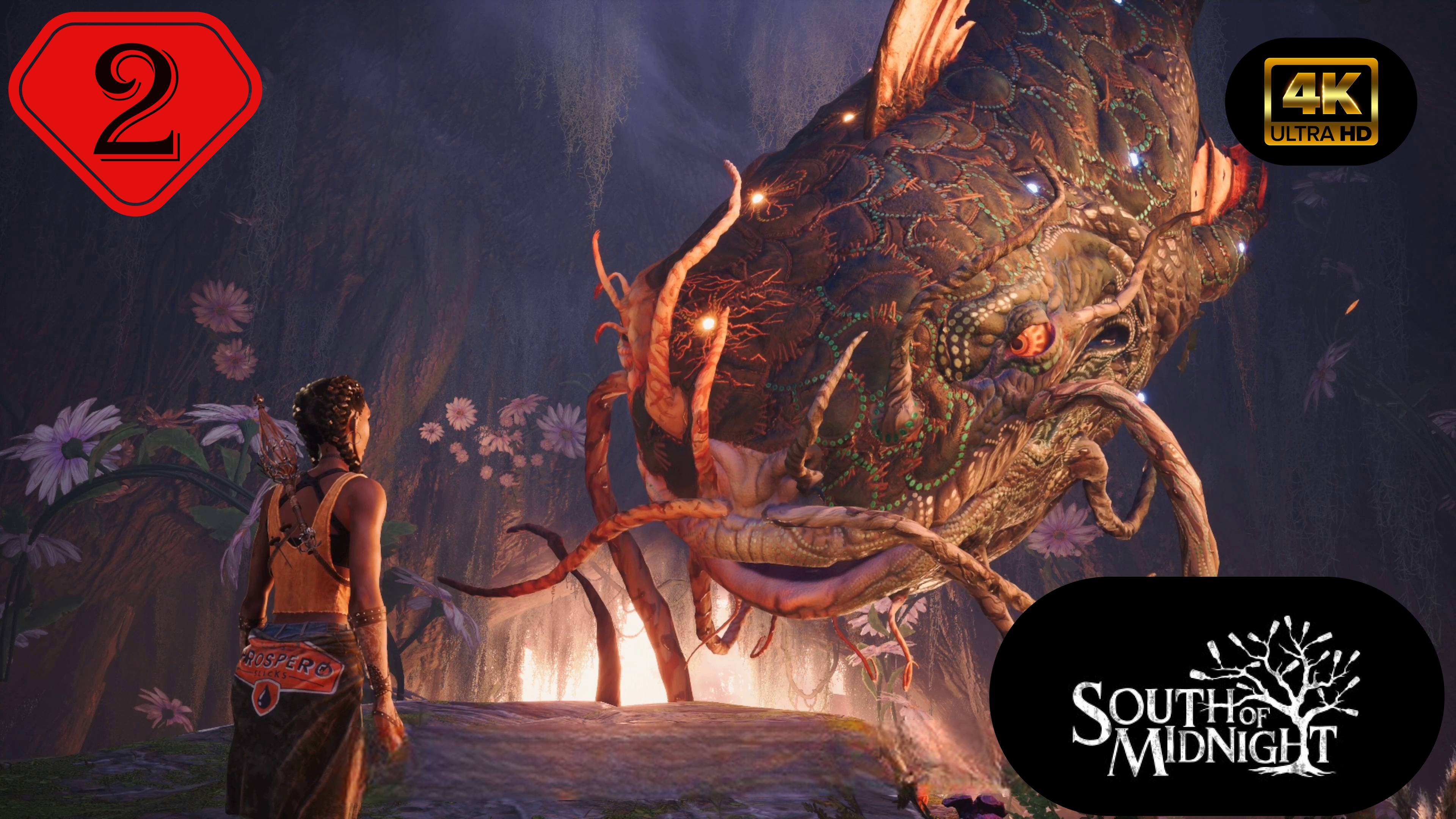 Большая рыба.Прохождение South of Midnight(4K).На Русском.#Часть2.