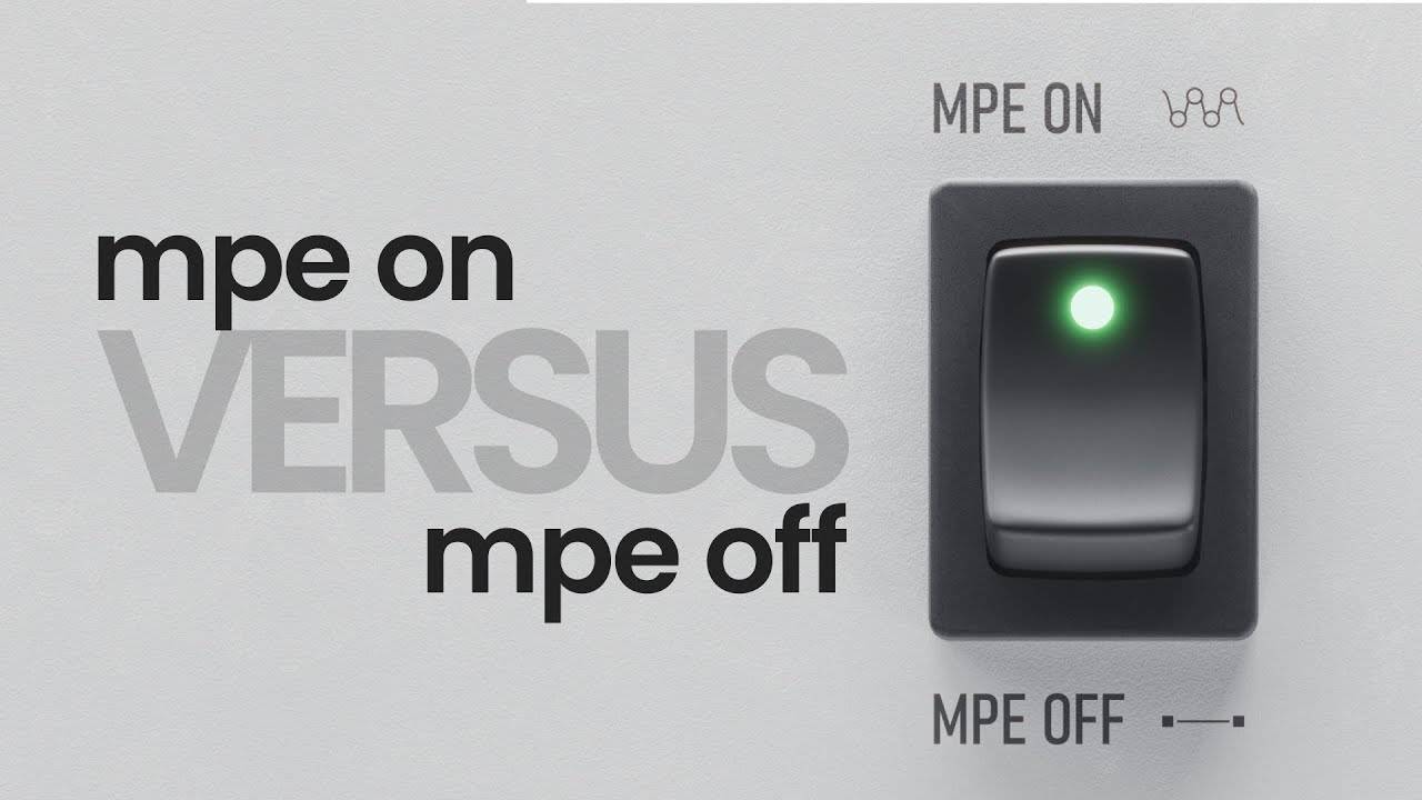 Expressive E Osmose: Difference Experience MPE On and Off