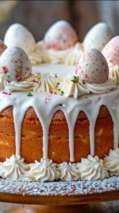 Белковая глазурь для кулича