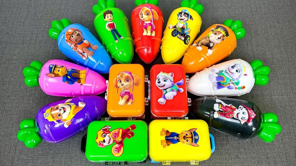 Слайм из щенячий патруль 🥳 Играем в охоту за сокровищами из слайма с 😍