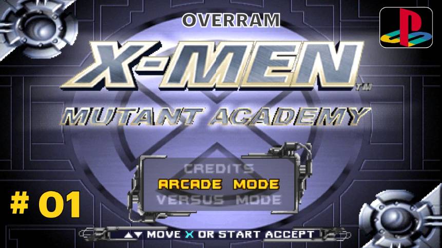 X-MEN: Mutant Academy. PS 1. Файтинг, Люди Икс, Прохождение за всех # 01 (Cyclop, Wolwerine)