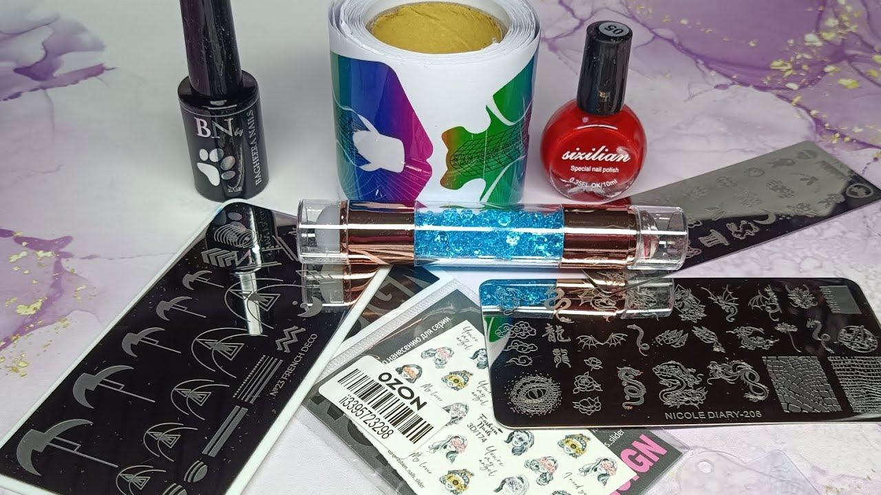 Распаковка маникюрных товаров с Wildberries, Ozon и Aliexpress