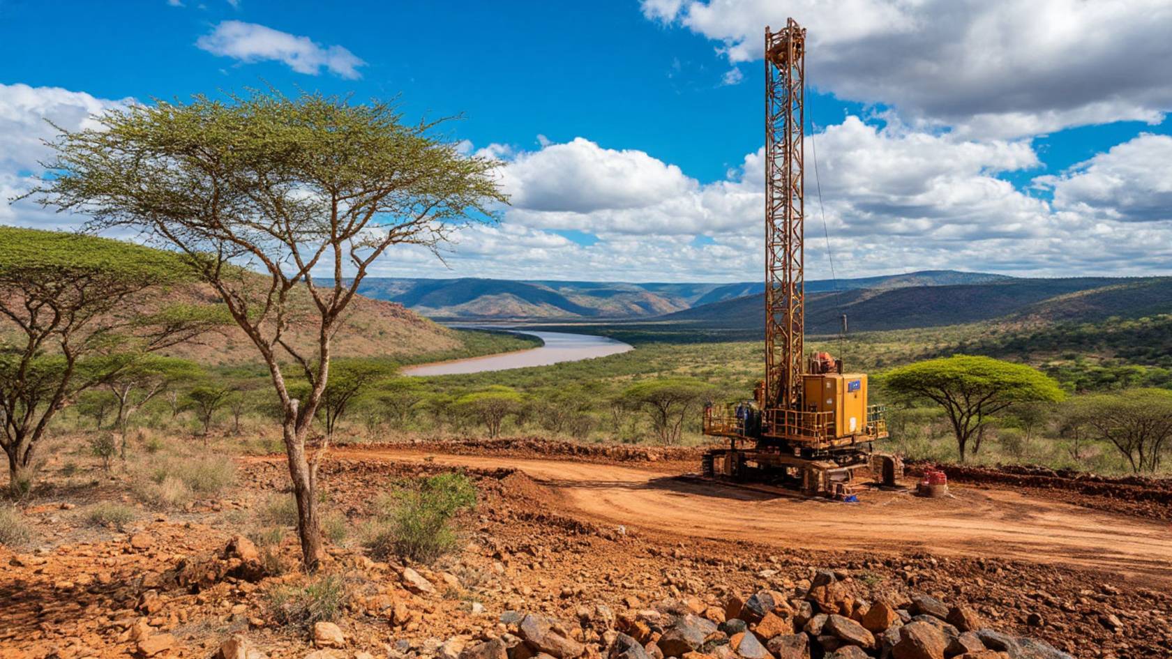 Месторождение сапфиров Сакараха на Мадагаскаре